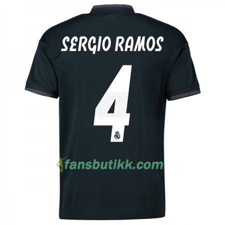 Fotballdrakt Real Madrid Sergio Ramos 4 Bortetrøye 2018-2019 Kortermet